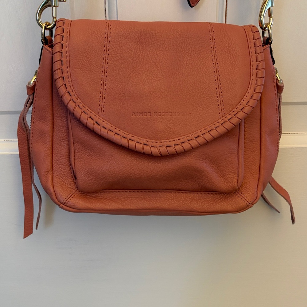 Aimee Kestenberg Terracotta/Salmon Pink Mini All For Love Bag